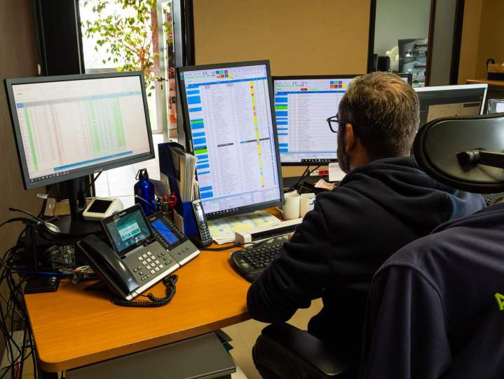 PC service ambulance Cerisé